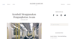 Desktop Screenshot of hazminhamudin.com